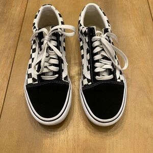 Vans Black and White Checkered Sneakers